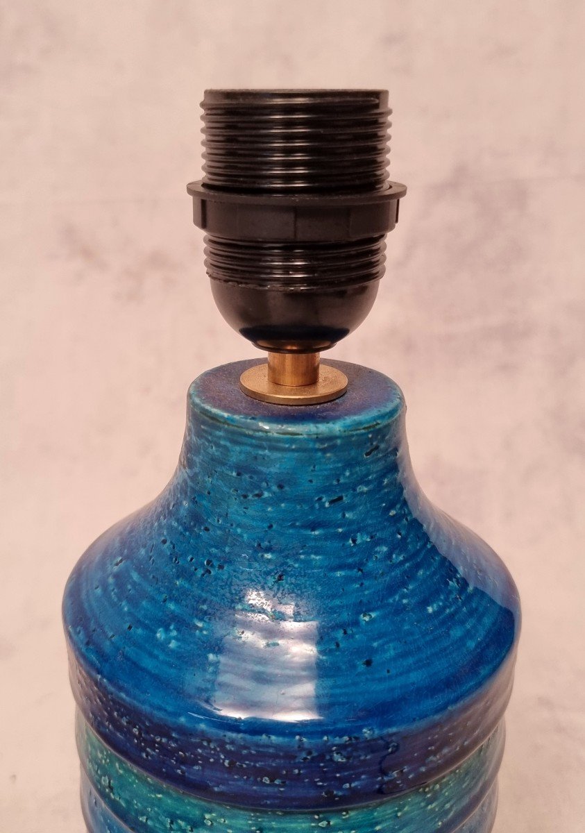 Vintage Lamp By Aldo Londi For Bitossi - Ceramic - Ca 1960-photo-4