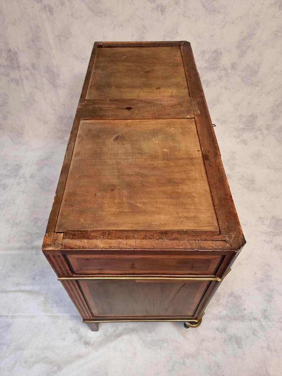 Commode époque Louis XVI - Acajou - 18ème-photo-7
