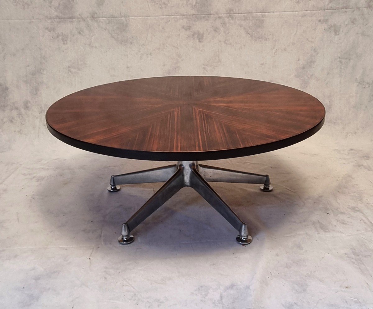 Coffee Table By Ico Parisi For Mim Roma - Rosewood - Ca 1960-photo-4