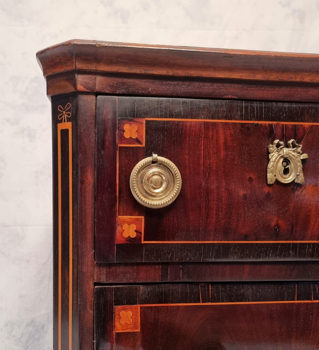 Louis XV Period Chest Of Drawers - Amaranth & Violet Wood - 18th-photo-3