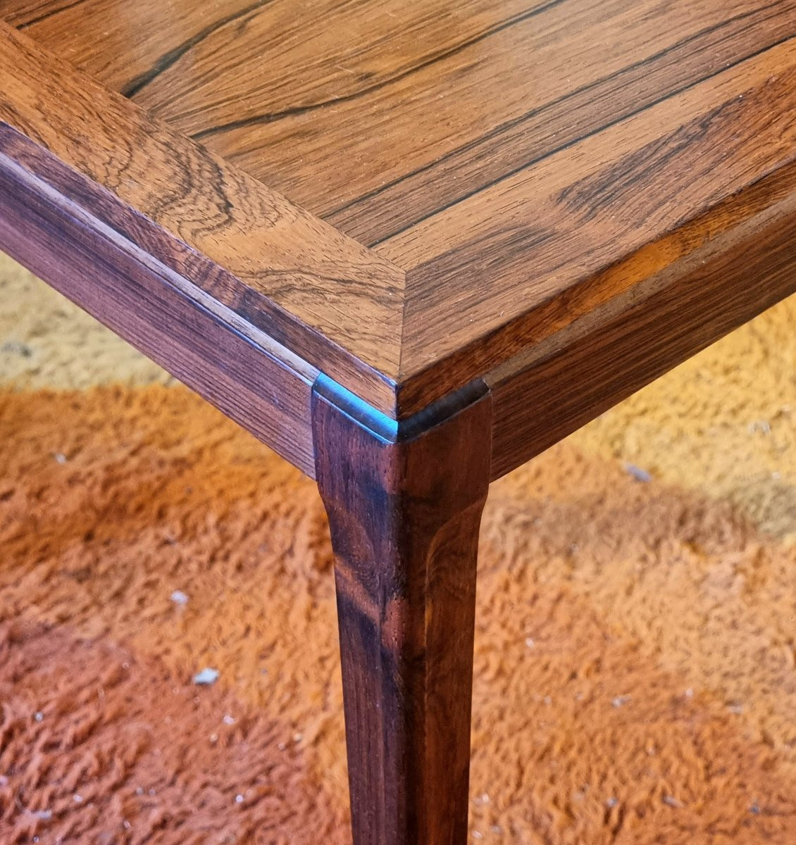 Vintage Scandinavian Rosewood Coffee Table, Side Table, 1960s-photo-3