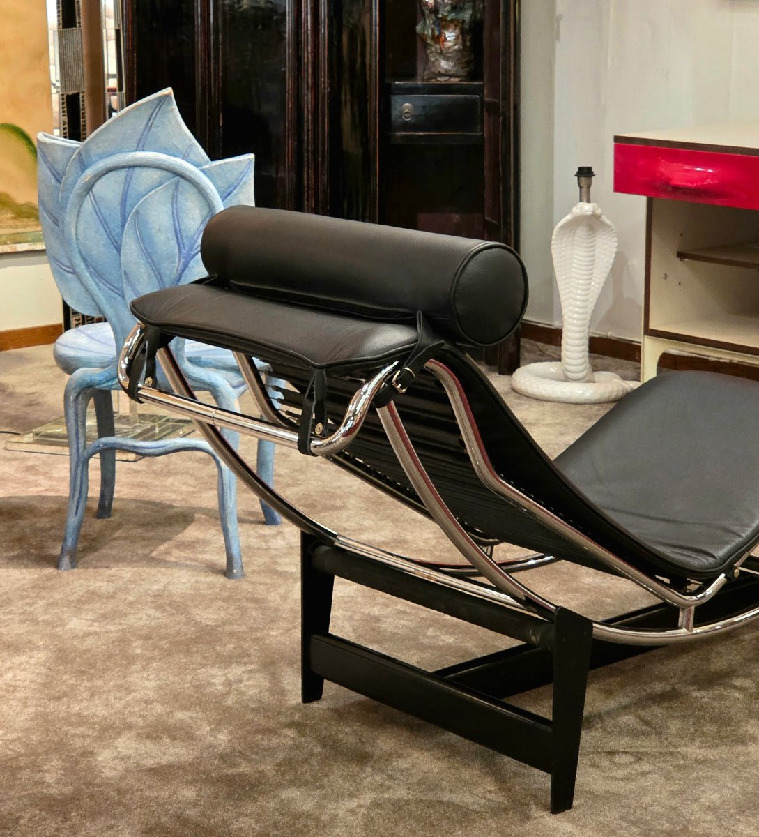 Chaise Longue Lc4, Charlotte Perriand And Le Corbusier, Cassina Numbered 230, 1965-photo-2