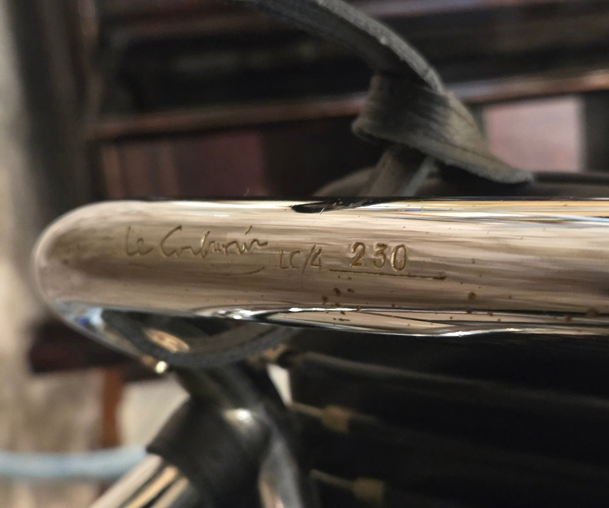 Chaise Longue Lc4, Charlotte Perriand And Le Corbusier, Cassina Numbered 230, 1965-photo-3