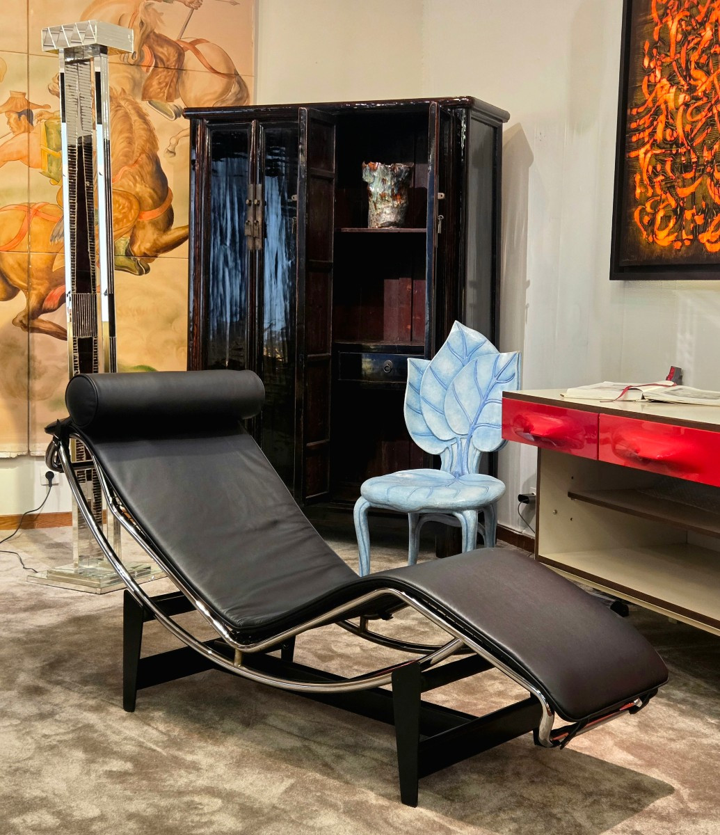 Chaise Longue Lc4, Charlotte Perriand And Le Corbusier, Cassina Numbered 230, 1965