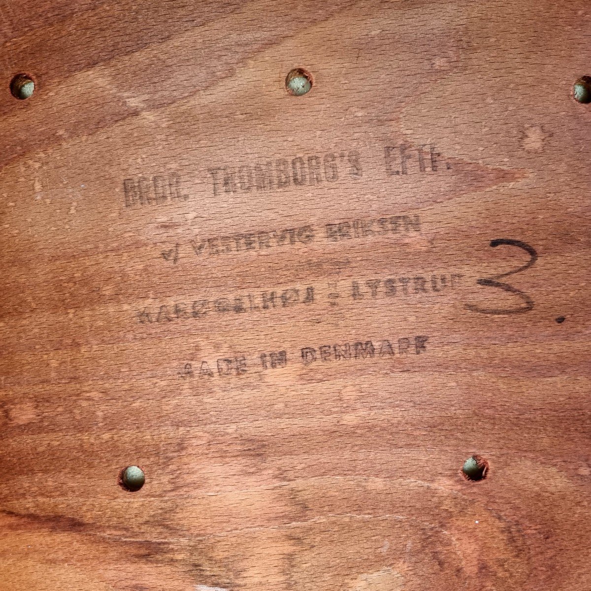 Suite De 4 Chaises De Vestervig Eriksen Pour  Brdr. Tromborg - Palissandre - Ca 1960-photo-8