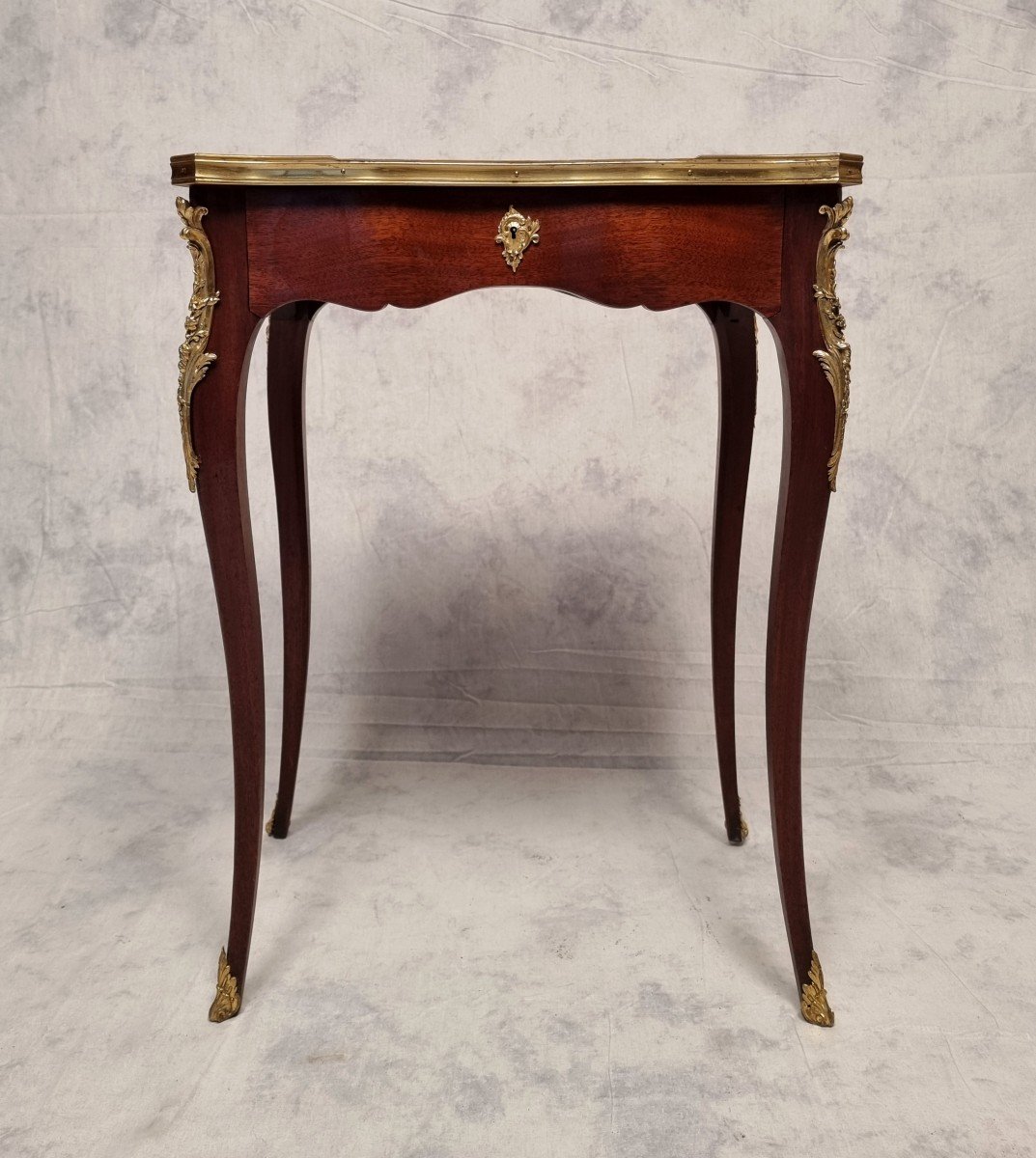Regency Style Writing Table - Dlg François Linke - Violet Wood - 19th-photo-1