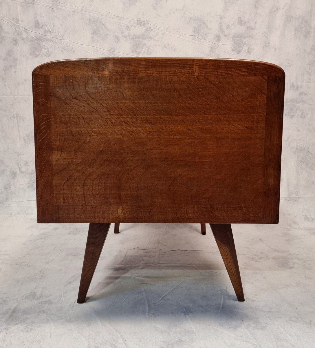 Reconstruction Period Desk - Oak - Ca 1950-photo-2