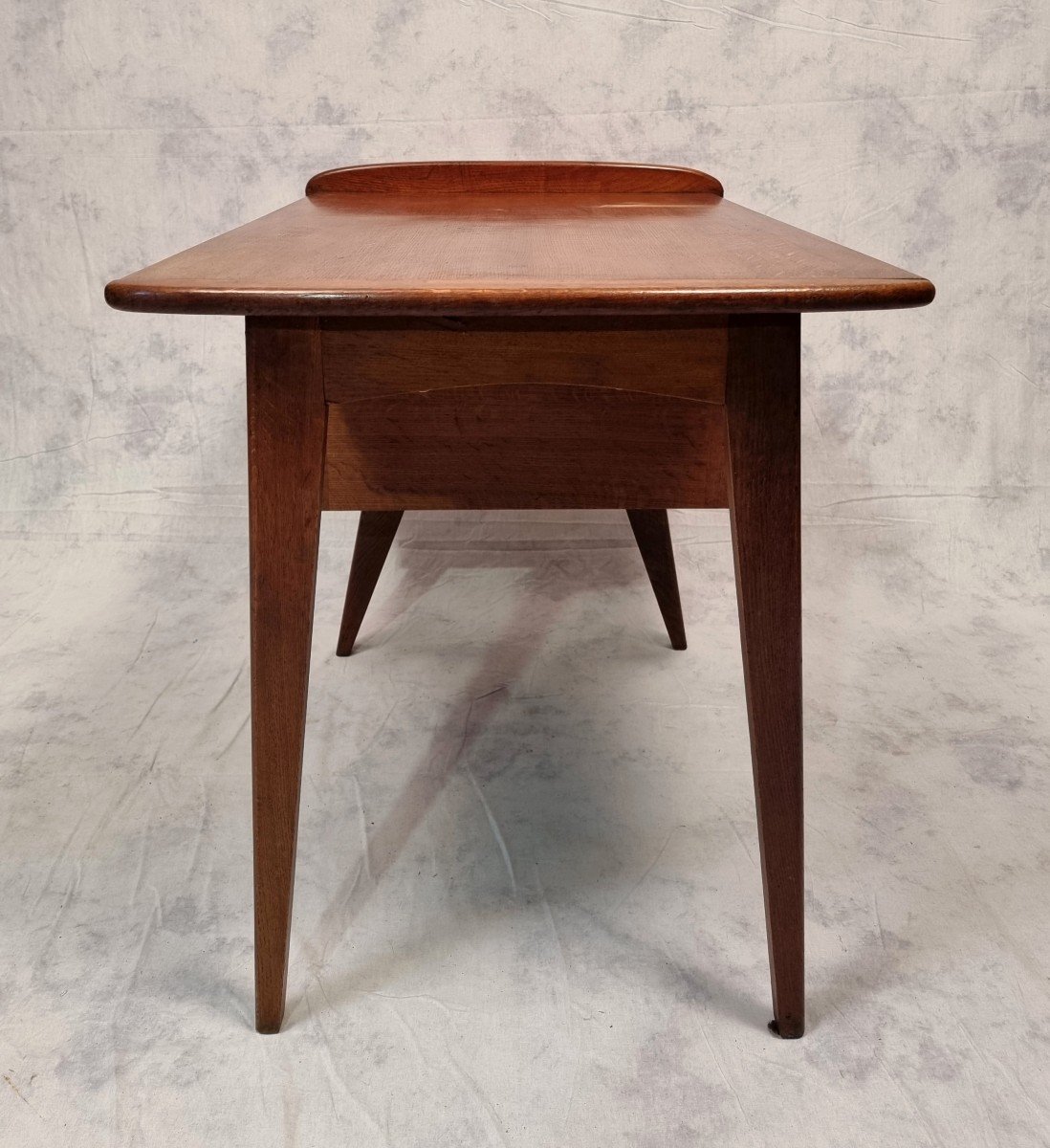 Reconstruction Period Desk - Oak - Ca 1950-photo-3