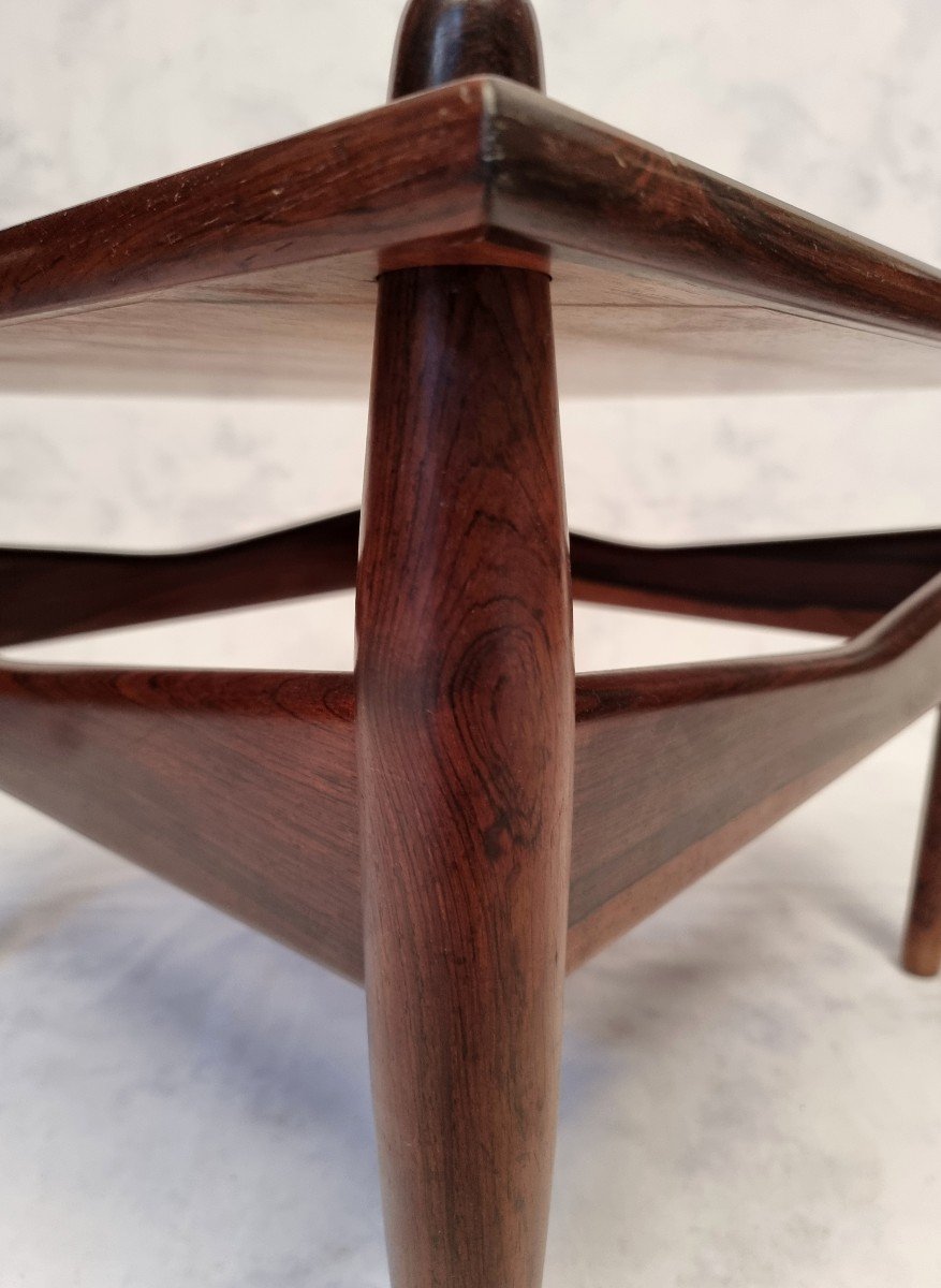 Pair Of Side Tables By Illum Wikkelsø – N°272 – Rosewood – Ca 1950-photo-4