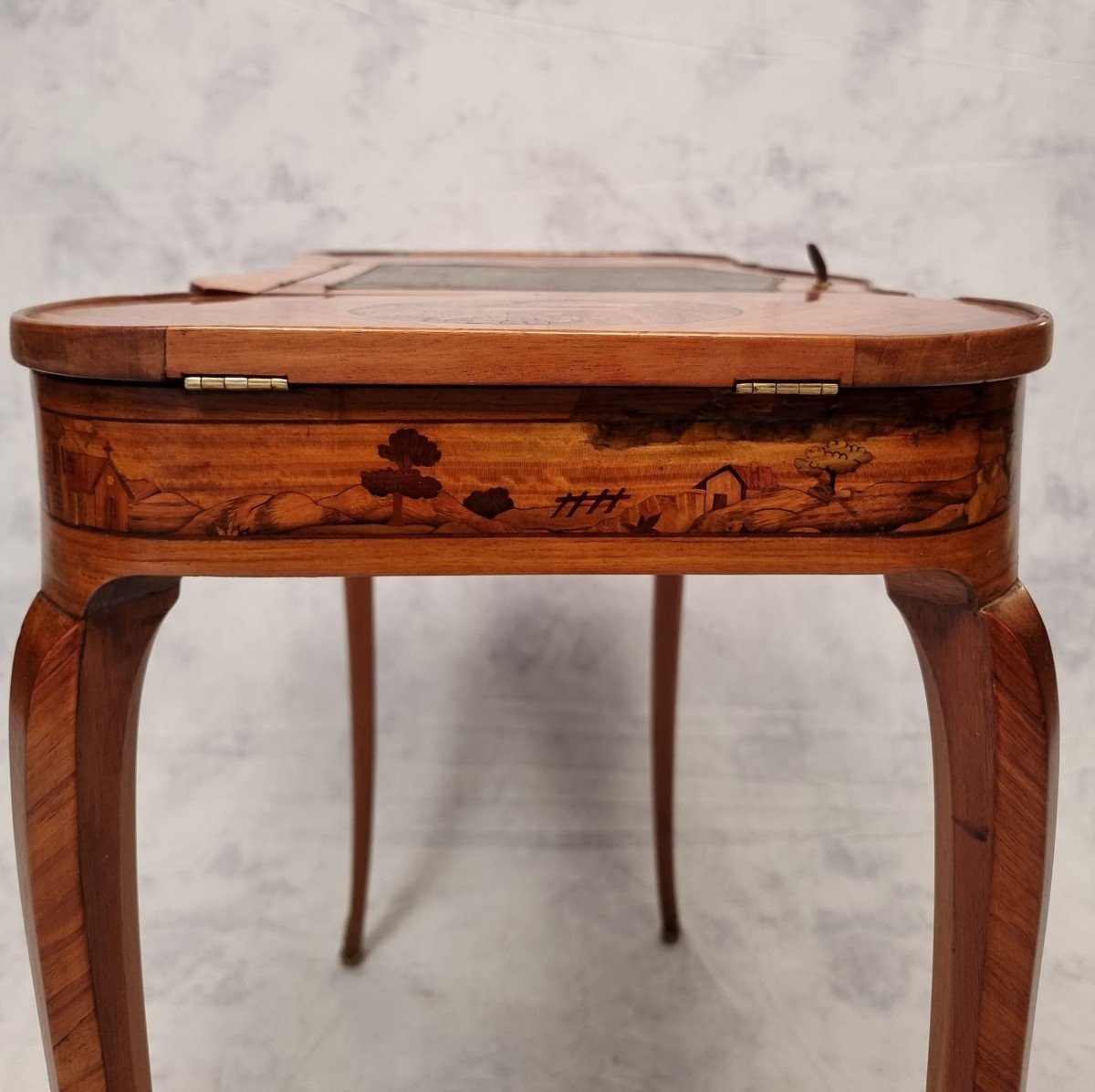 Louis XV Style Writing Table - Rosewood - 19th-photo-7