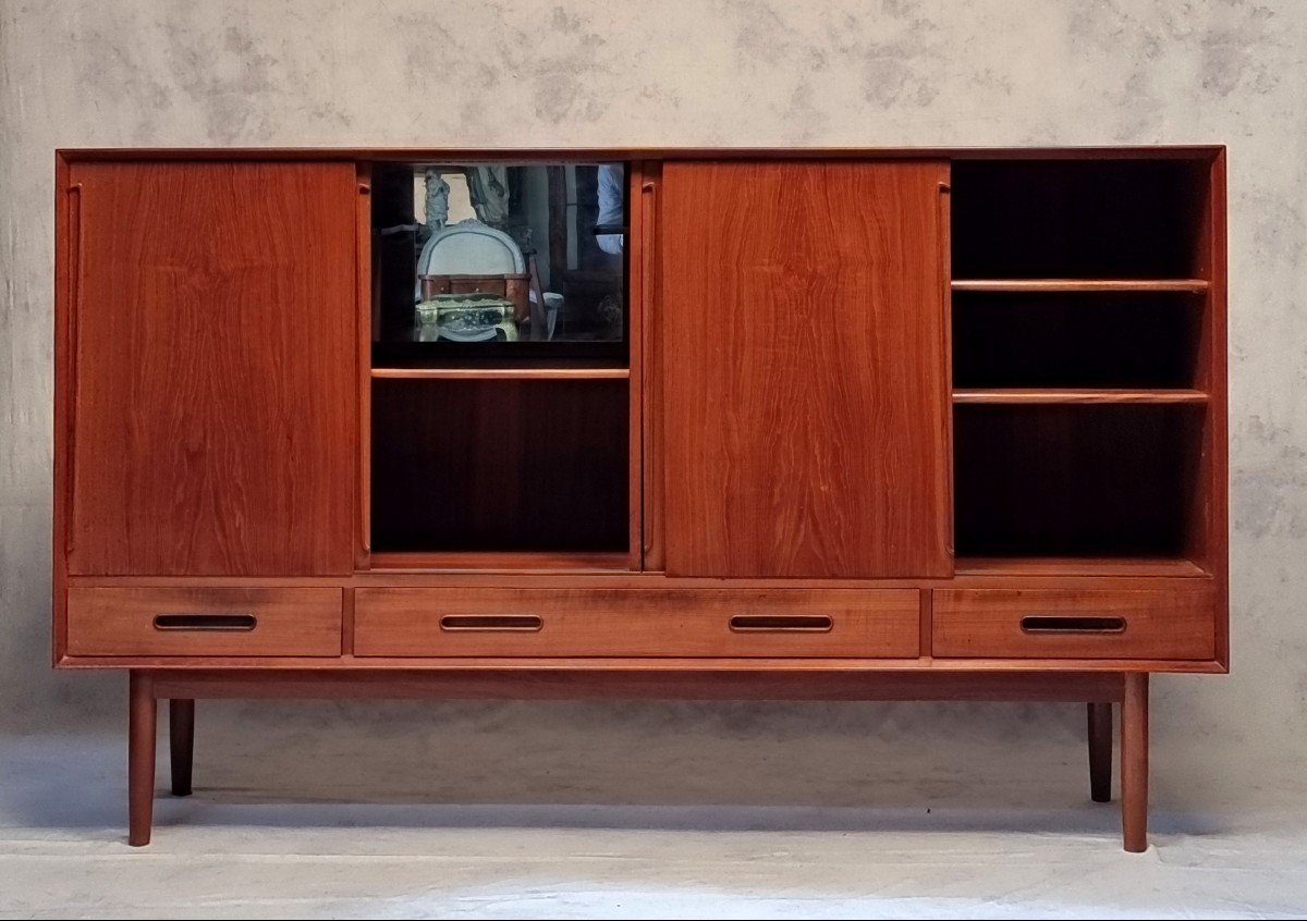 Danish High Sideboard - Kurt østervig - Brande Møbelfabrik - Teak - Ca 1950-photo-3