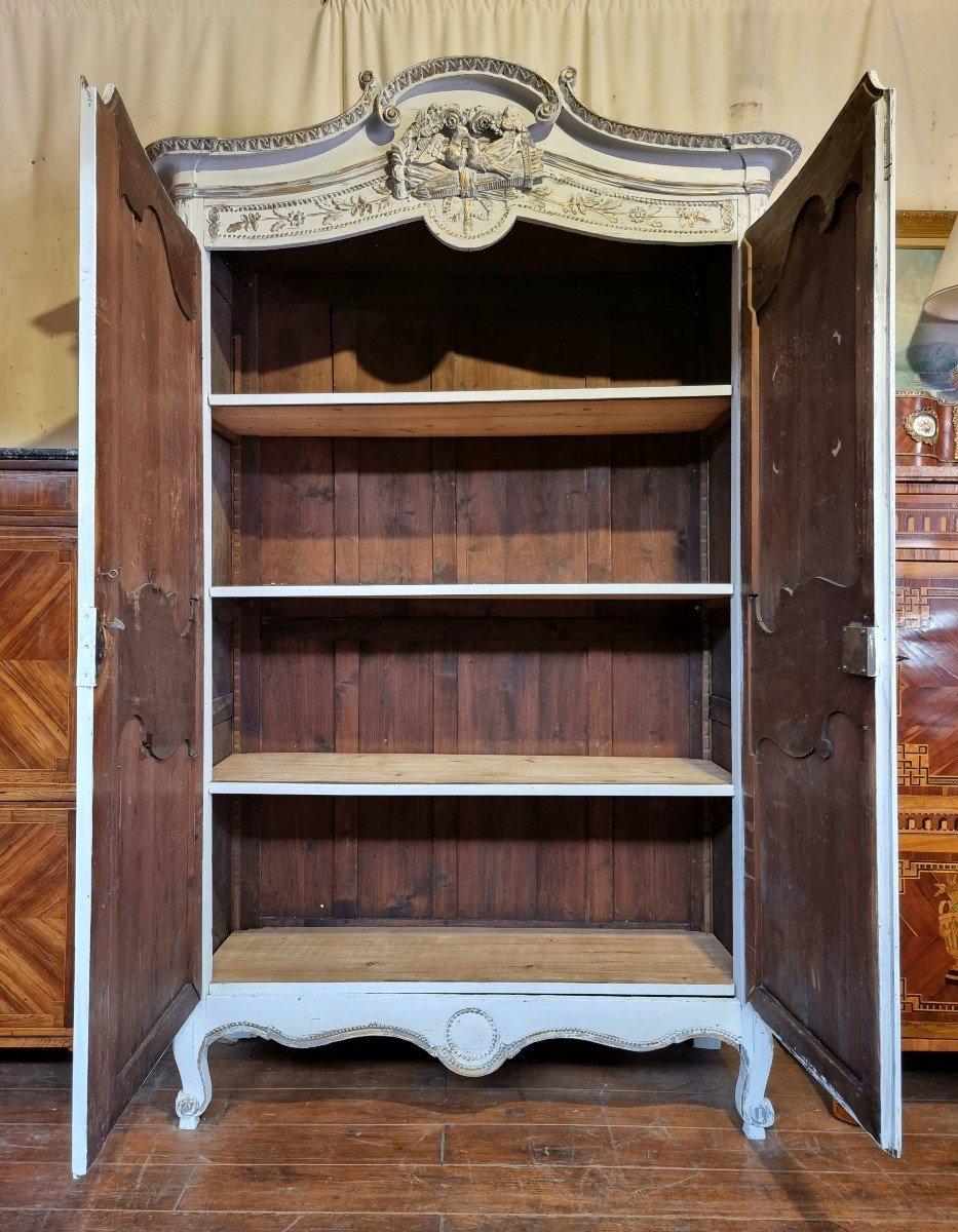 Fécamp Wedding Cabinet - Upper Normandy - Transition Period - Patinated Oak - 18th-photo-2