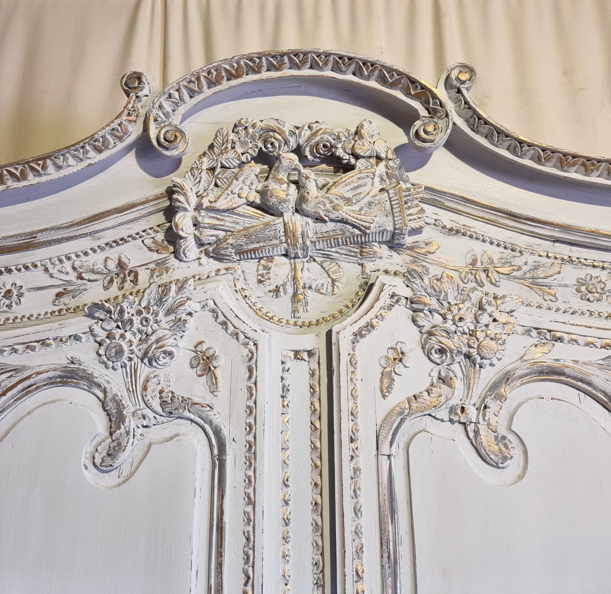 Fécamp Wedding Cabinet - Upper Normandy - Transition Period - Patinated Oak - 18th-photo-3