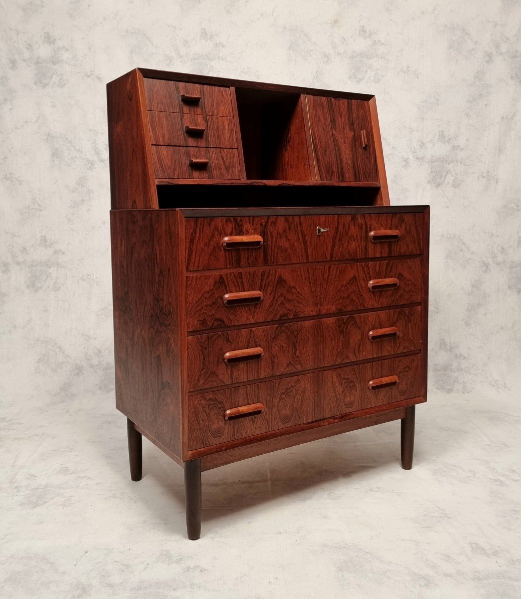 Chest Of Drawers, Scandinavian Dressing Table - Ag Spejl K. - Rosewood - Ca 1960-photo-2