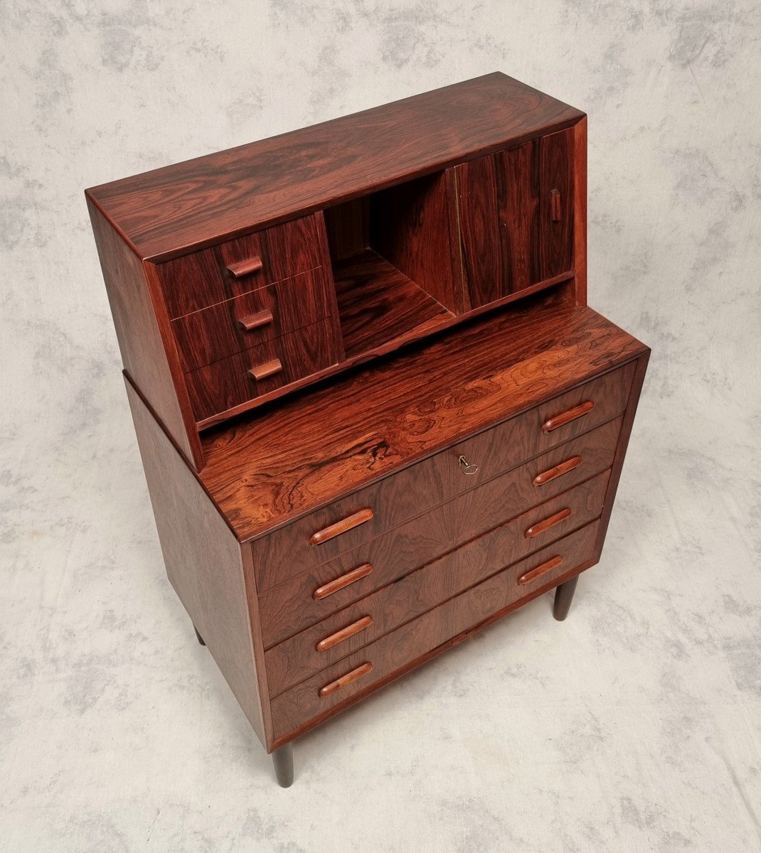 Chest Of Drawers, Scandinavian Dressing Table - Ag Spejl K. - Rosewood - Ca 1960-photo-4