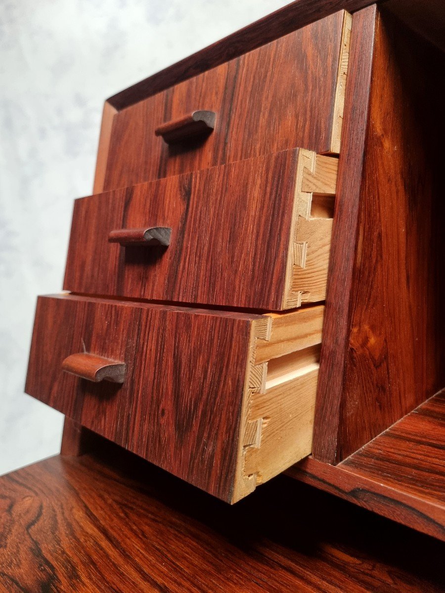 Chest Of Drawers, Scandinavian Dressing Table - Ag Spejl K. - Rosewood - Ca 1960-photo-6