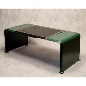 Desk By Matteo Grassi - Leather - Ca 1980