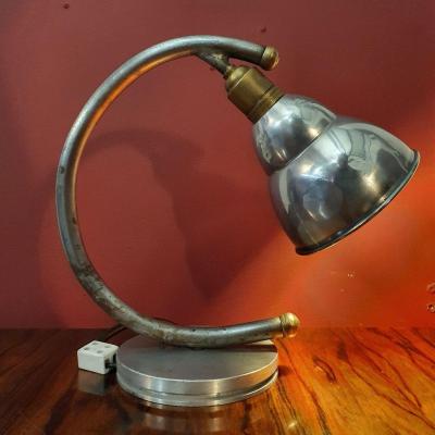 Modernist Desk Lamp - Metal - Ca 1950