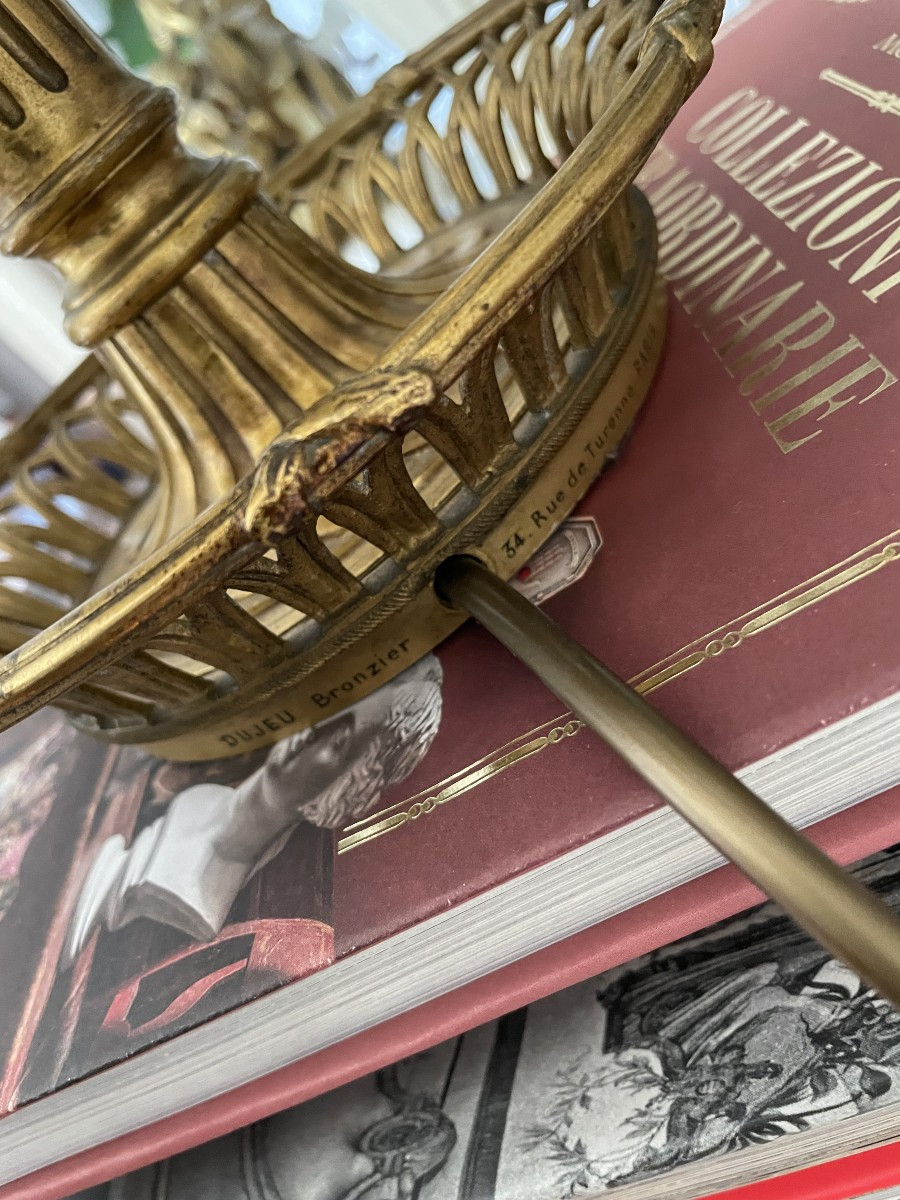 Buiotte French Lamp Buiotte In Gilded Bronze-photo-4