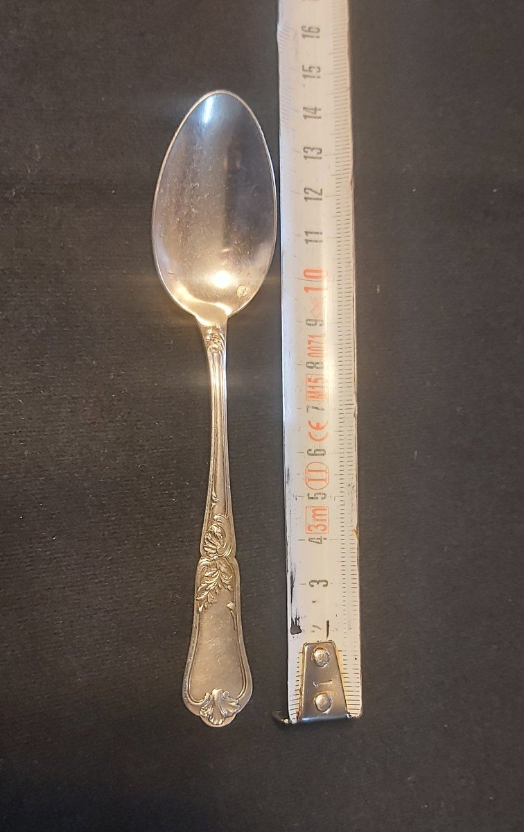 6 Sterling Silver Teaspoons -photo-4