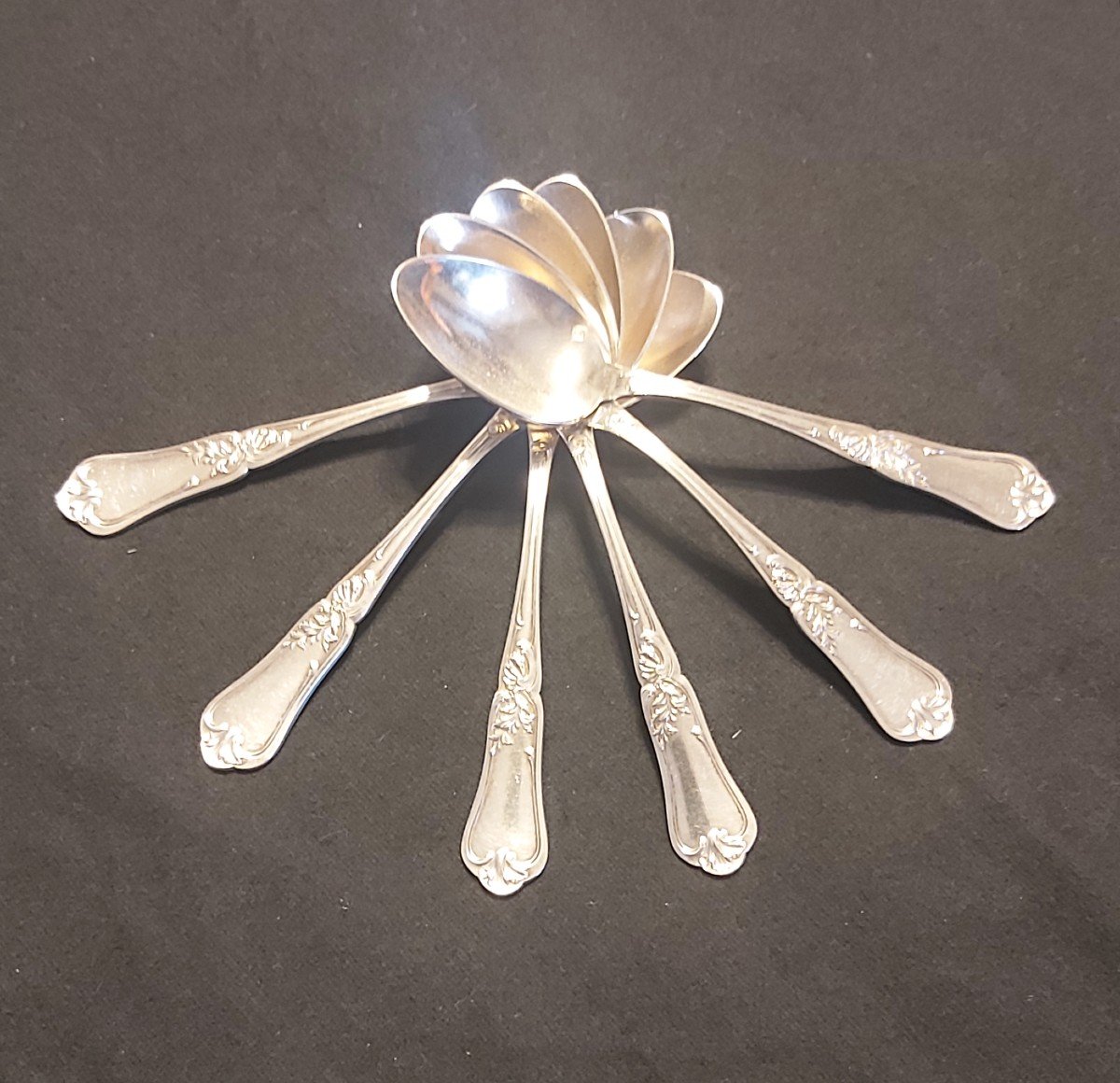 6 Sterling Silver Teaspoons 