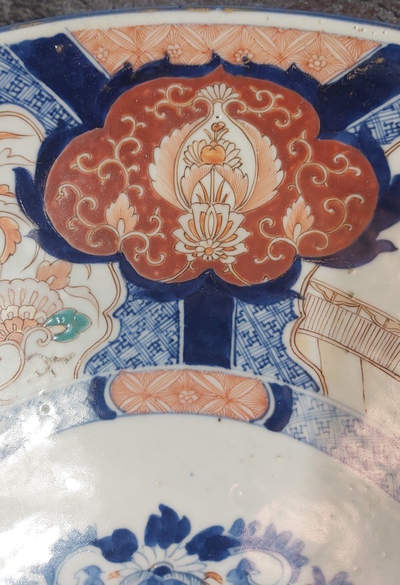 Rare Large Imari 19th Century Dish -photo-2