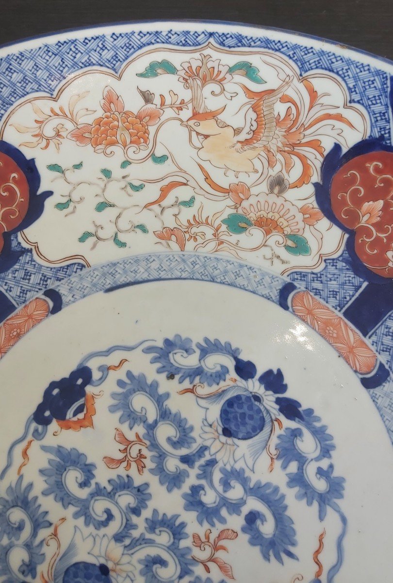 Rare Grand Plat Imari XIXème -photo-4