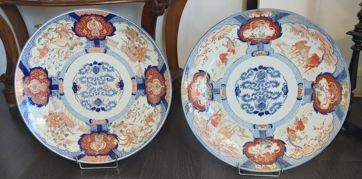 Rare Large Imari 19th Century Dish -photo-2