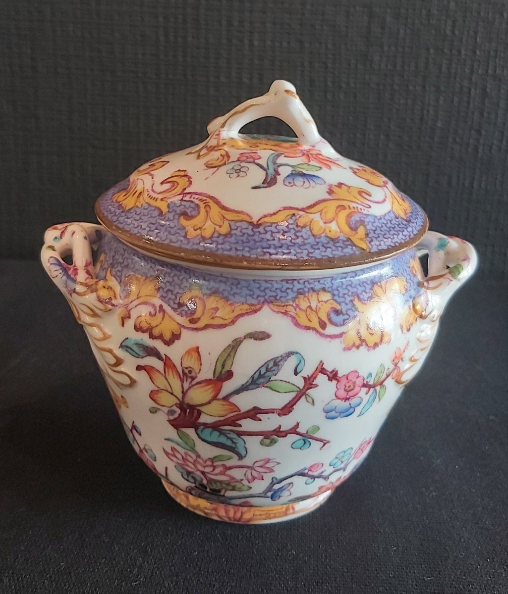 Confiturier Ou Sucrier De Porcelaine Minton 