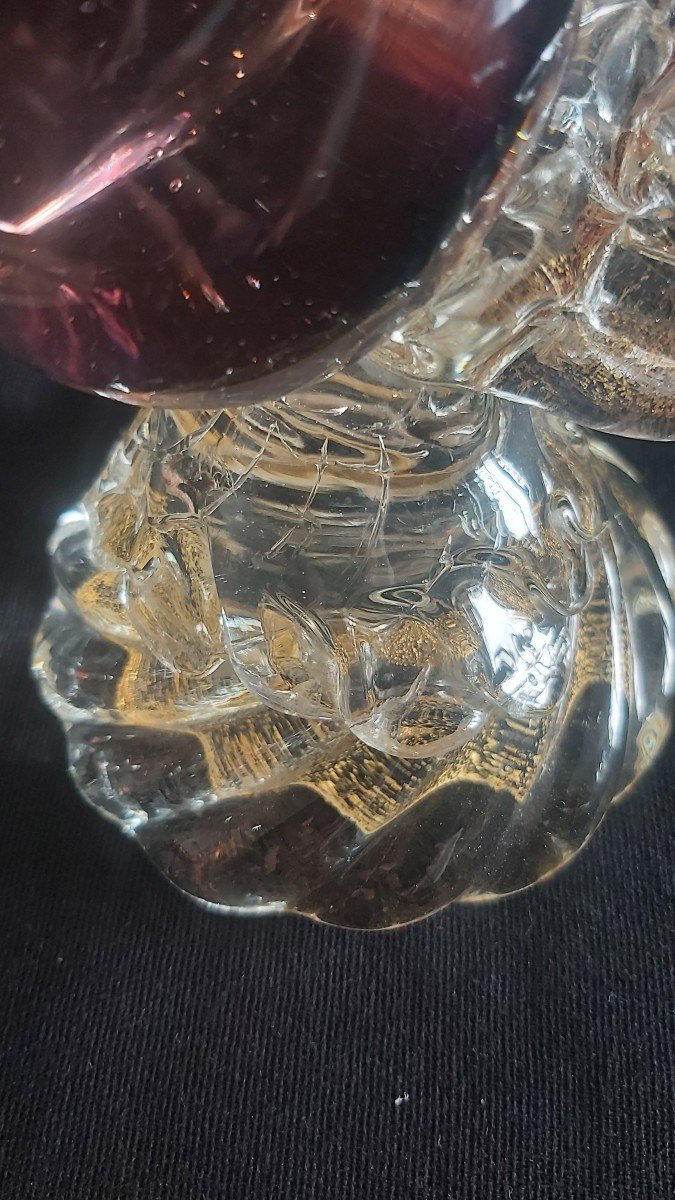 Sommerso Murano Glass Pheasant-photo-2
