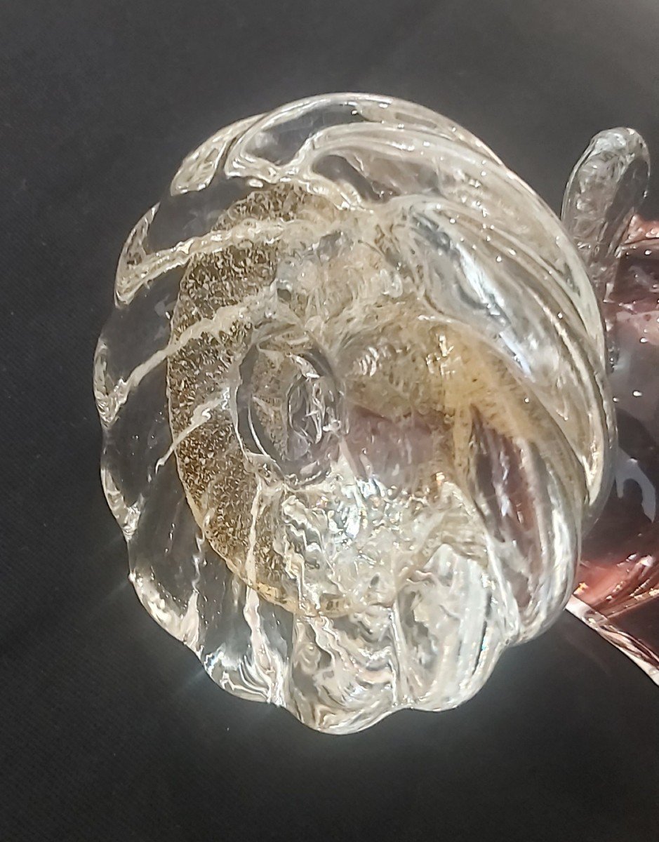 Sommerso Murano Glass Pheasant-photo-4