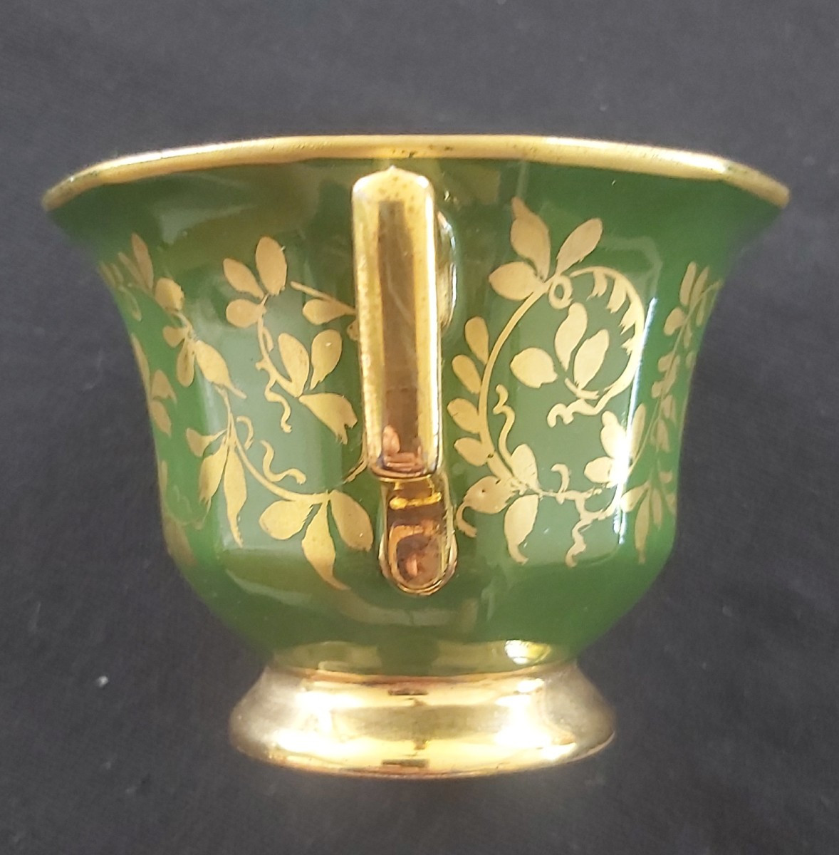 Tasse porcelaine dure XVIIIème de la manufacture du Duc d'Angoulême -photo-3