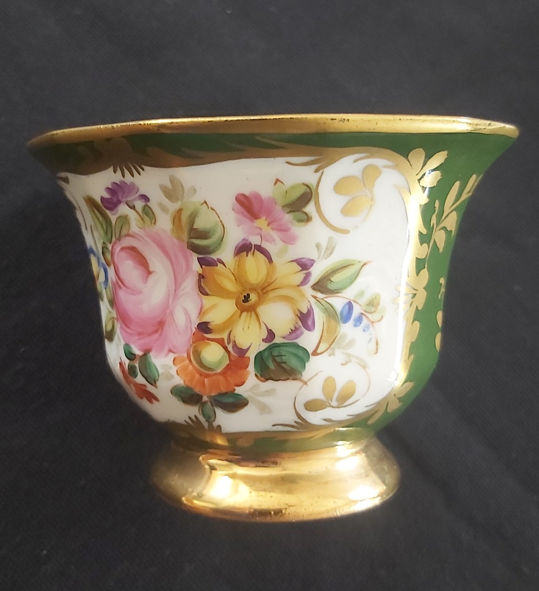 Tasse porcelaine dure XVIIIème de la manufacture du Duc d'Angoulême -photo-4