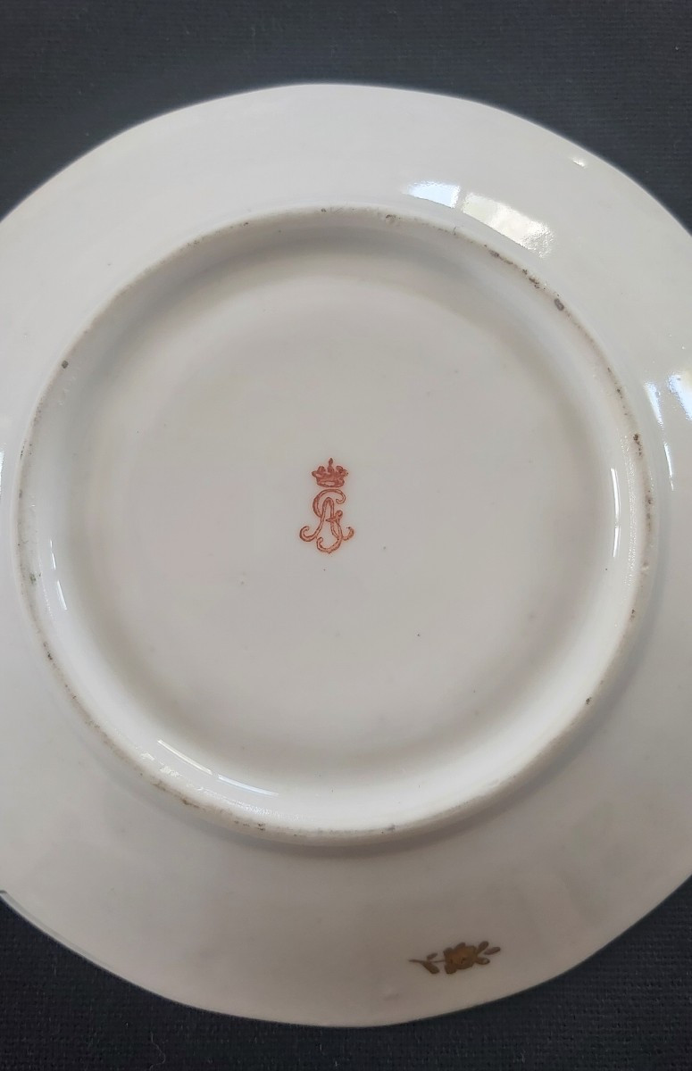 Tasse porcelaine dure XVIIIème de la manufacture du Duc d'Angoulême -photo-5