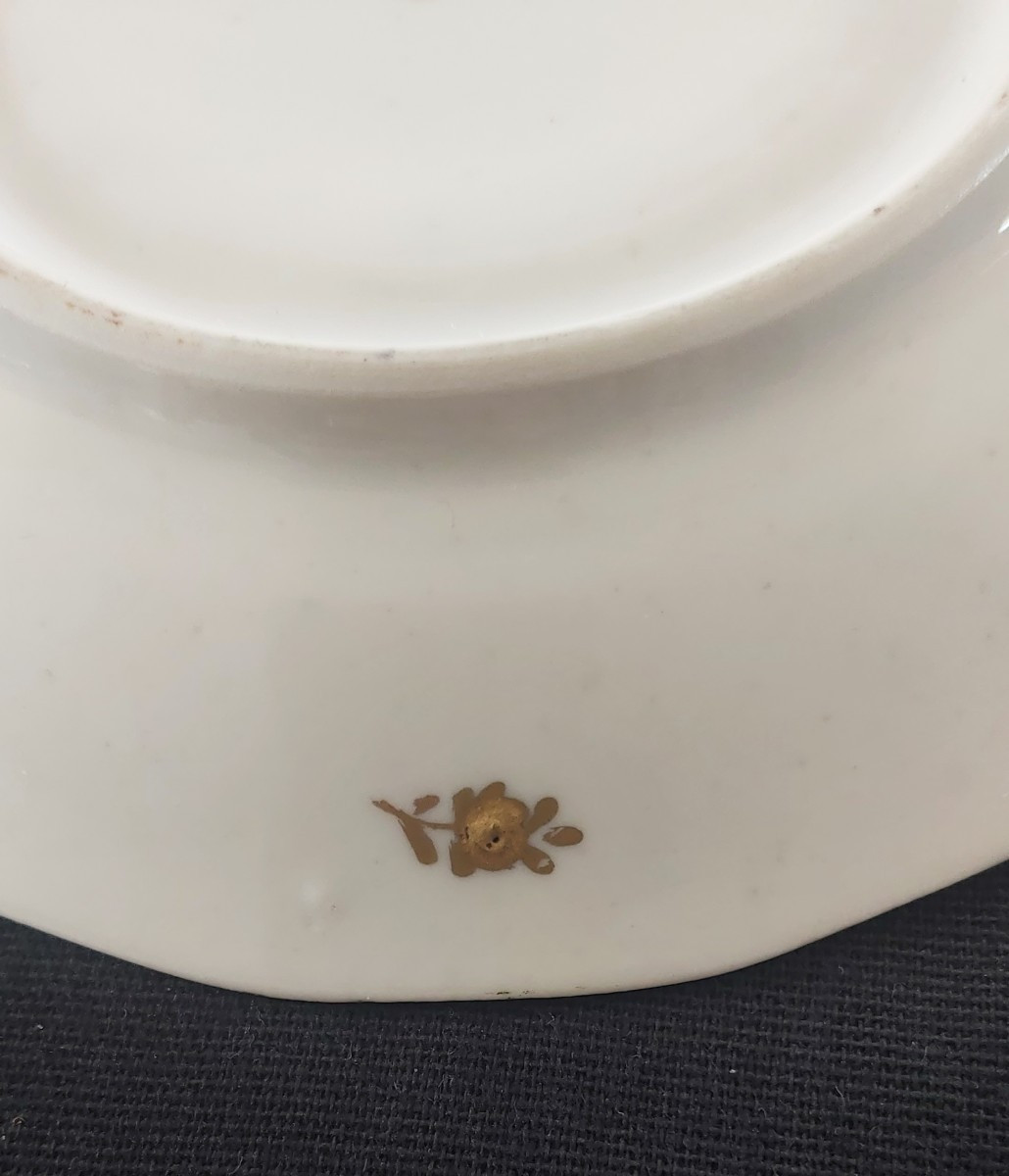 Tasse porcelaine dure XVIIIème de la manufacture du Duc d'Angoulême -photo-6