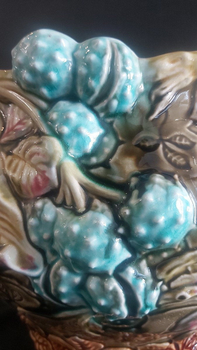 Art Nouveau Slip Pot From The Onnaing Earthenware Factory -photo-3