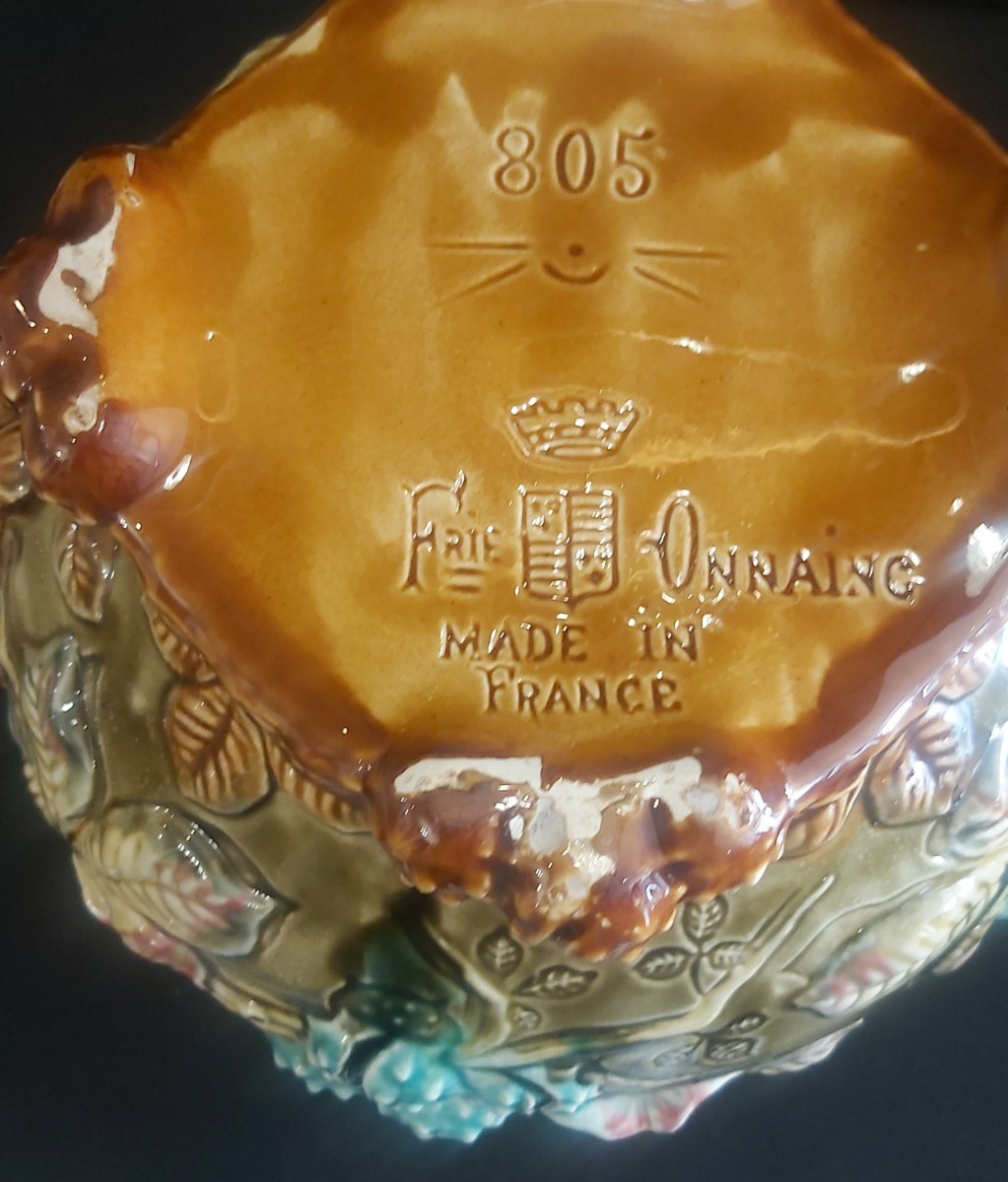 Art Nouveau Slip Pot From The Onnaing Earthenware Factory -photo-5