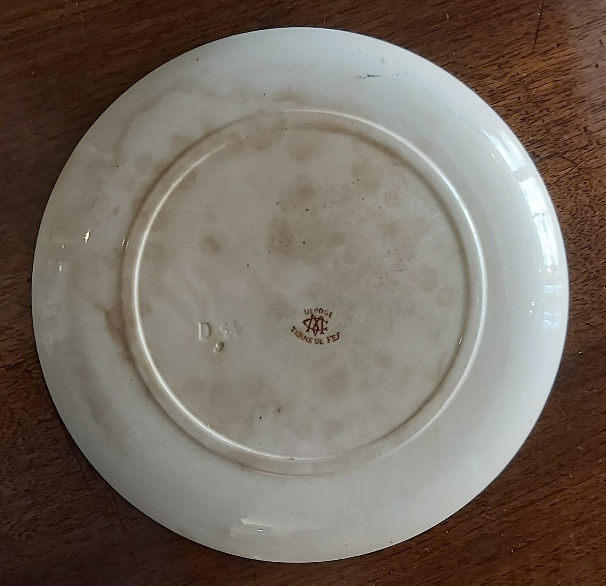 Historiated Iron Earthenware Plates From The Creil And Montereau Earthenware Factory -photo-4