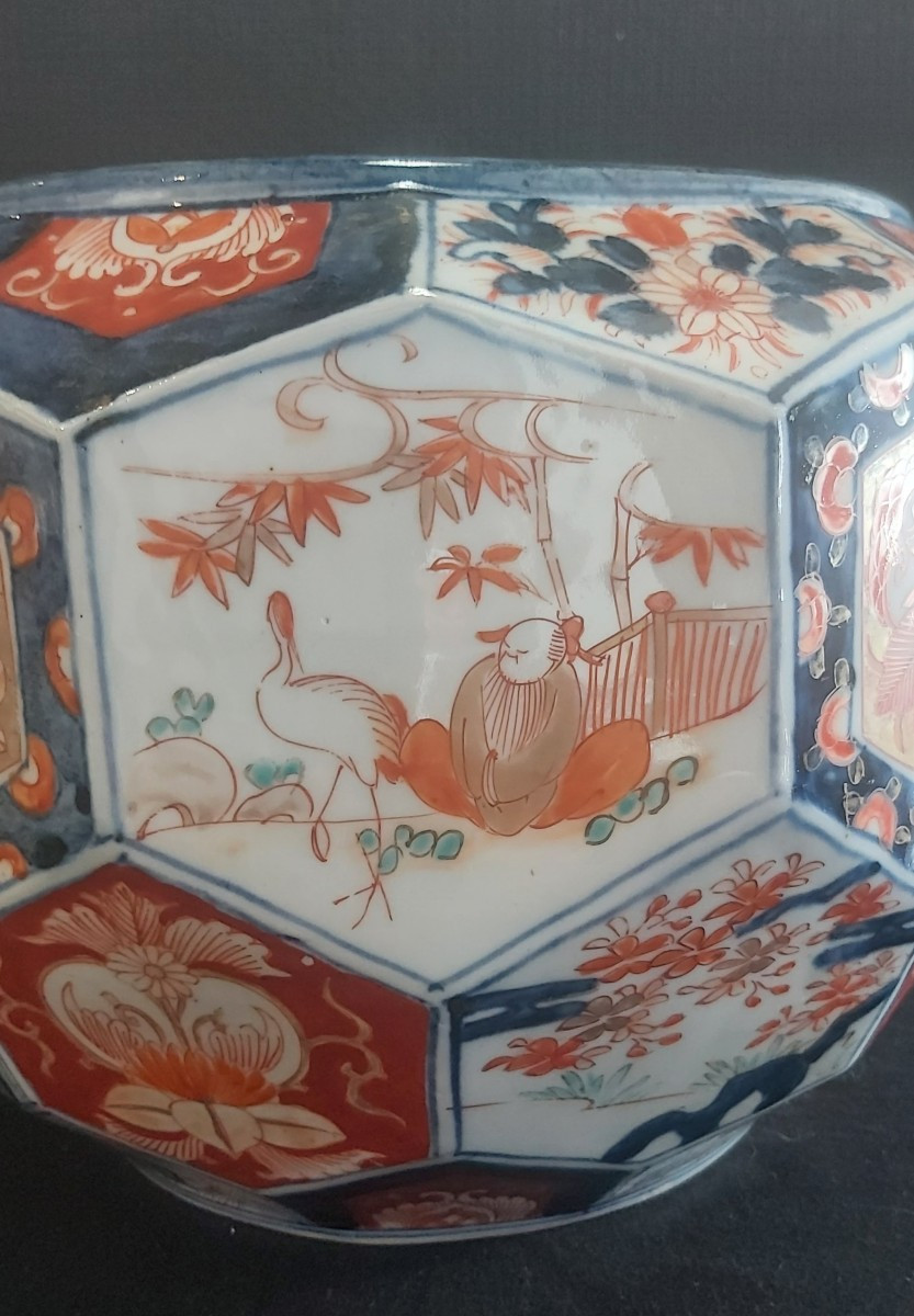Aquarium Imari à facettes fin XIXème-photo-2
