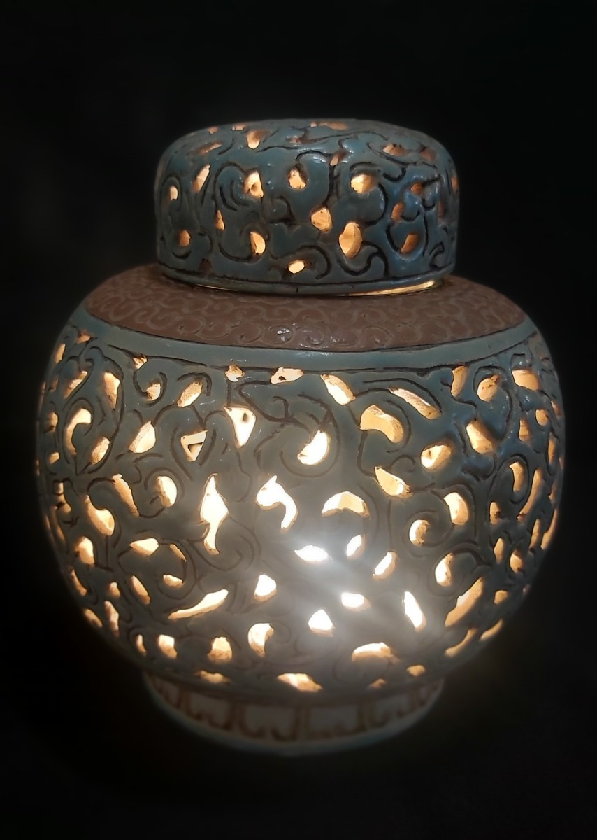 "Vase-lampe" vietnamien.-photo-3