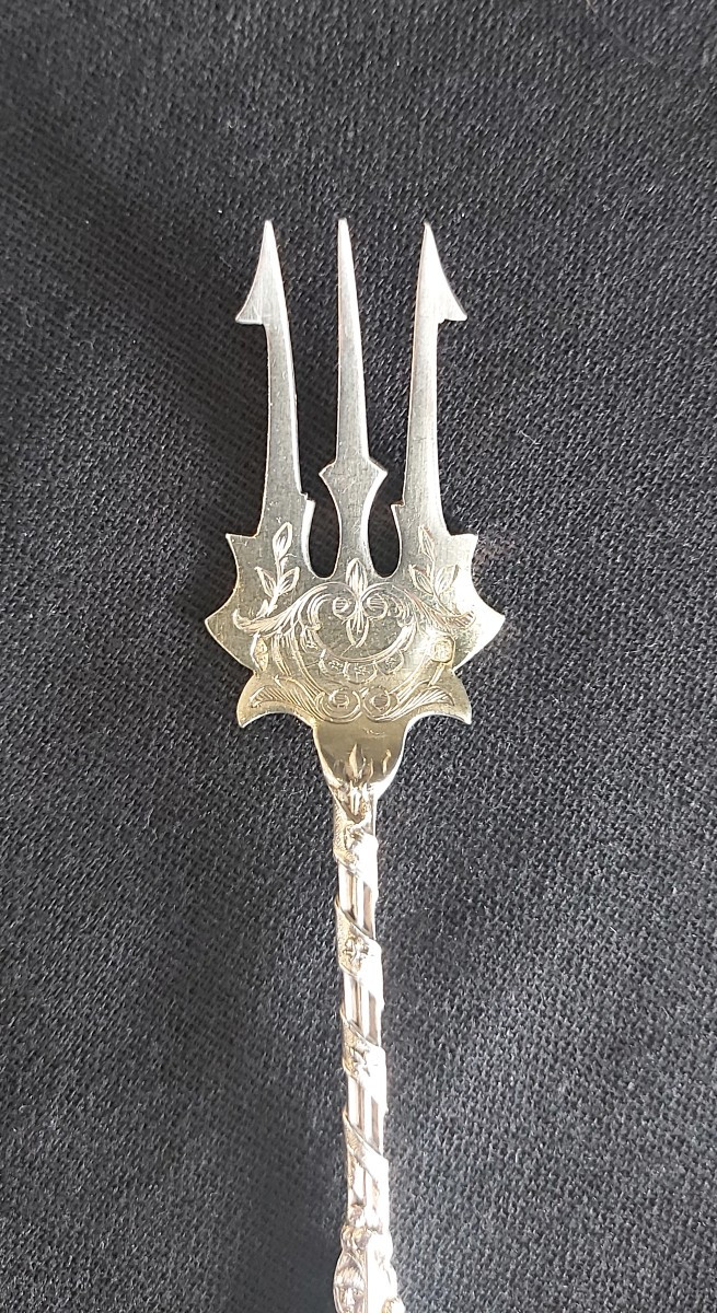 émile Puiforcat Silver And Vermeil Mignardises Set.-photo-3