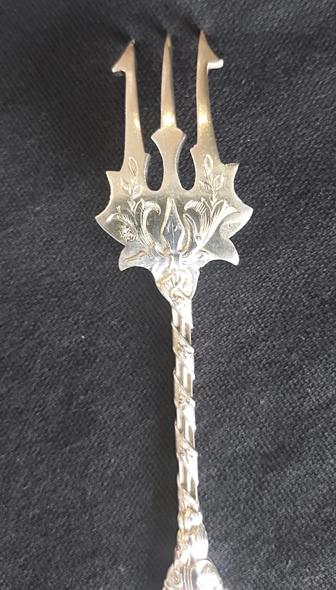 émile Puiforcat Silver And Vermeil Mignardises Set.-photo-7