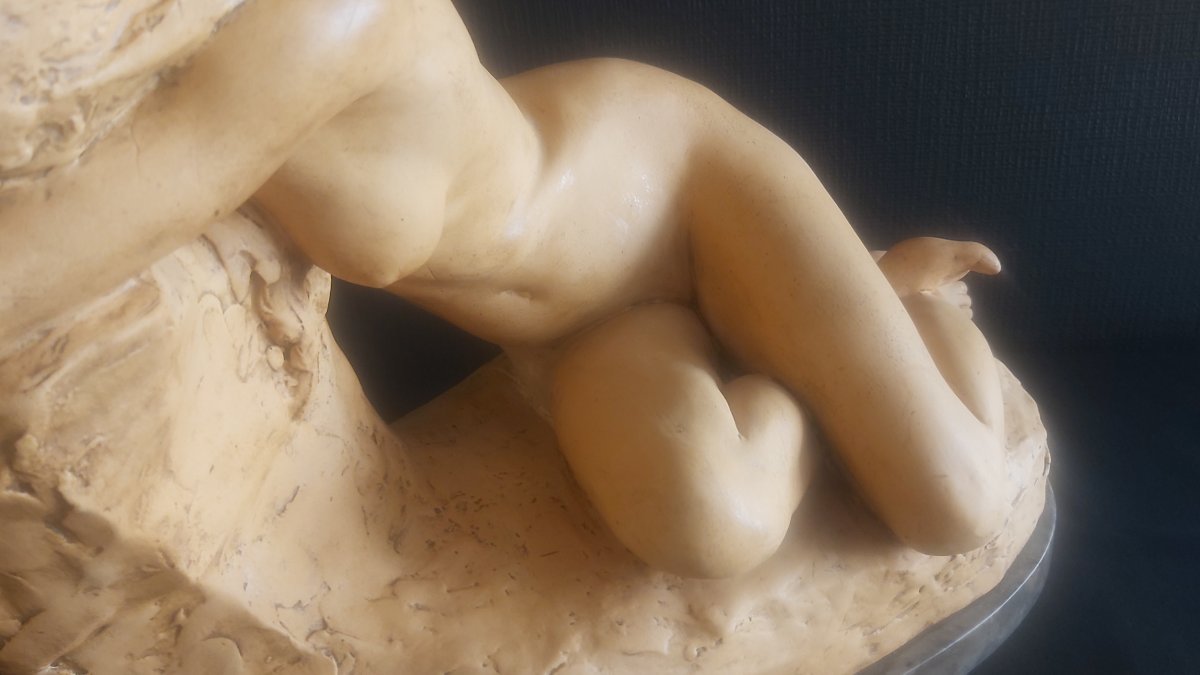 Nu féminin, statue d'Auguste Carli.-photo-3