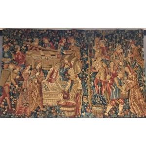 Aubusson Tapestry By Master Lissier Jean Laurent 