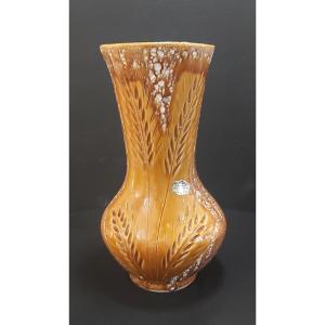 Grand vase Vallauris années 50 - 60, signé.