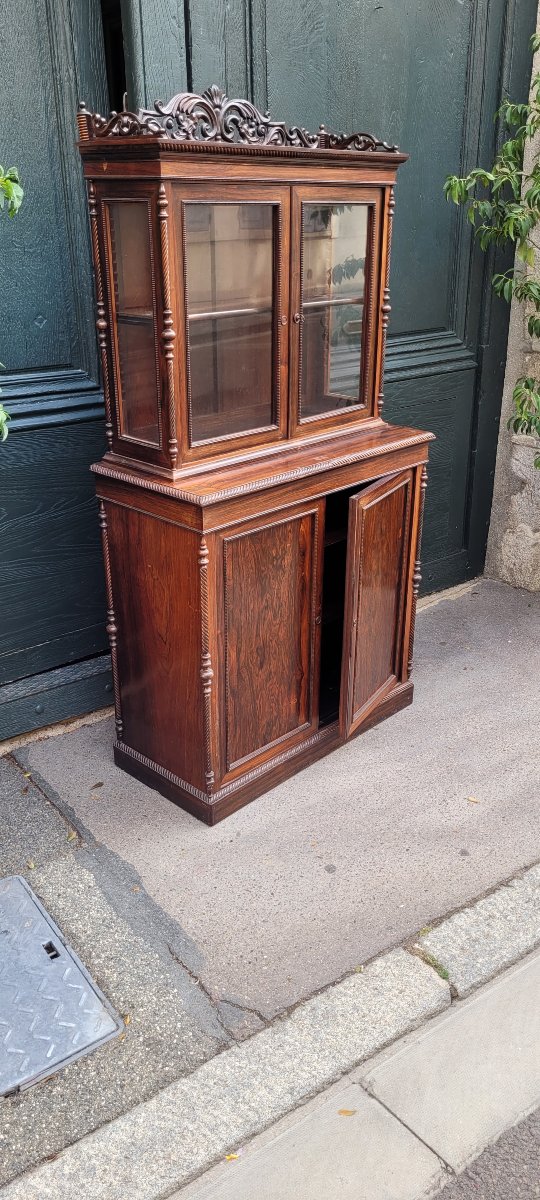 Rosewood Display Cabinet