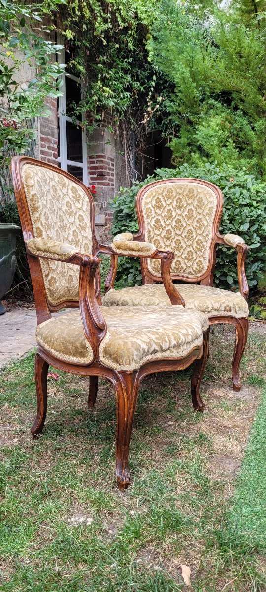 Pair Of Cabriolet Armchairs