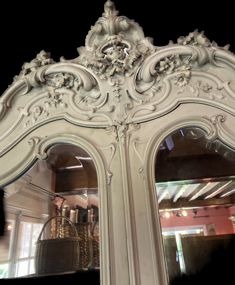 Armoire à Glace Style Louis XV -photo-3