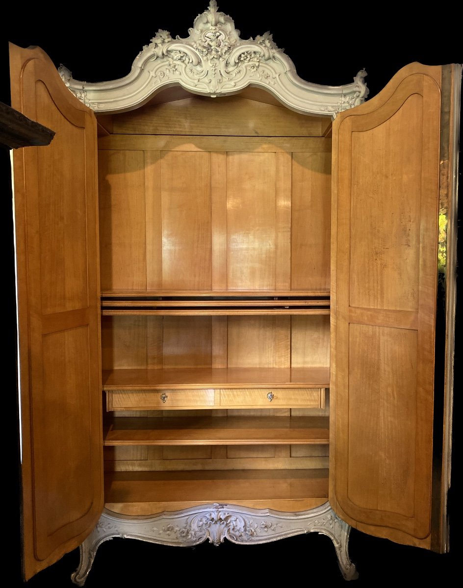 Proantic Armoire à Glace Style Louis XV