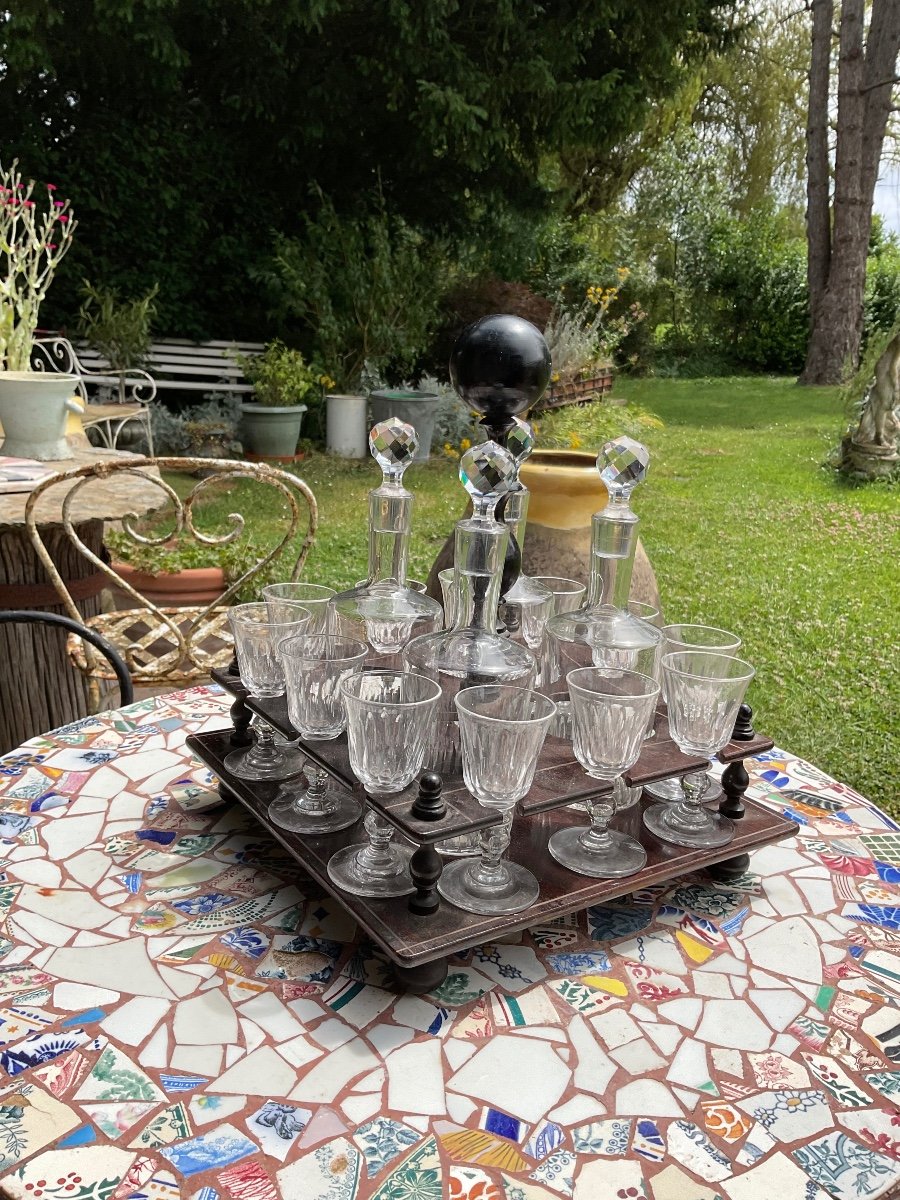 Service à Liqueur ou digestif En Cristal De Baccarat -photo-2